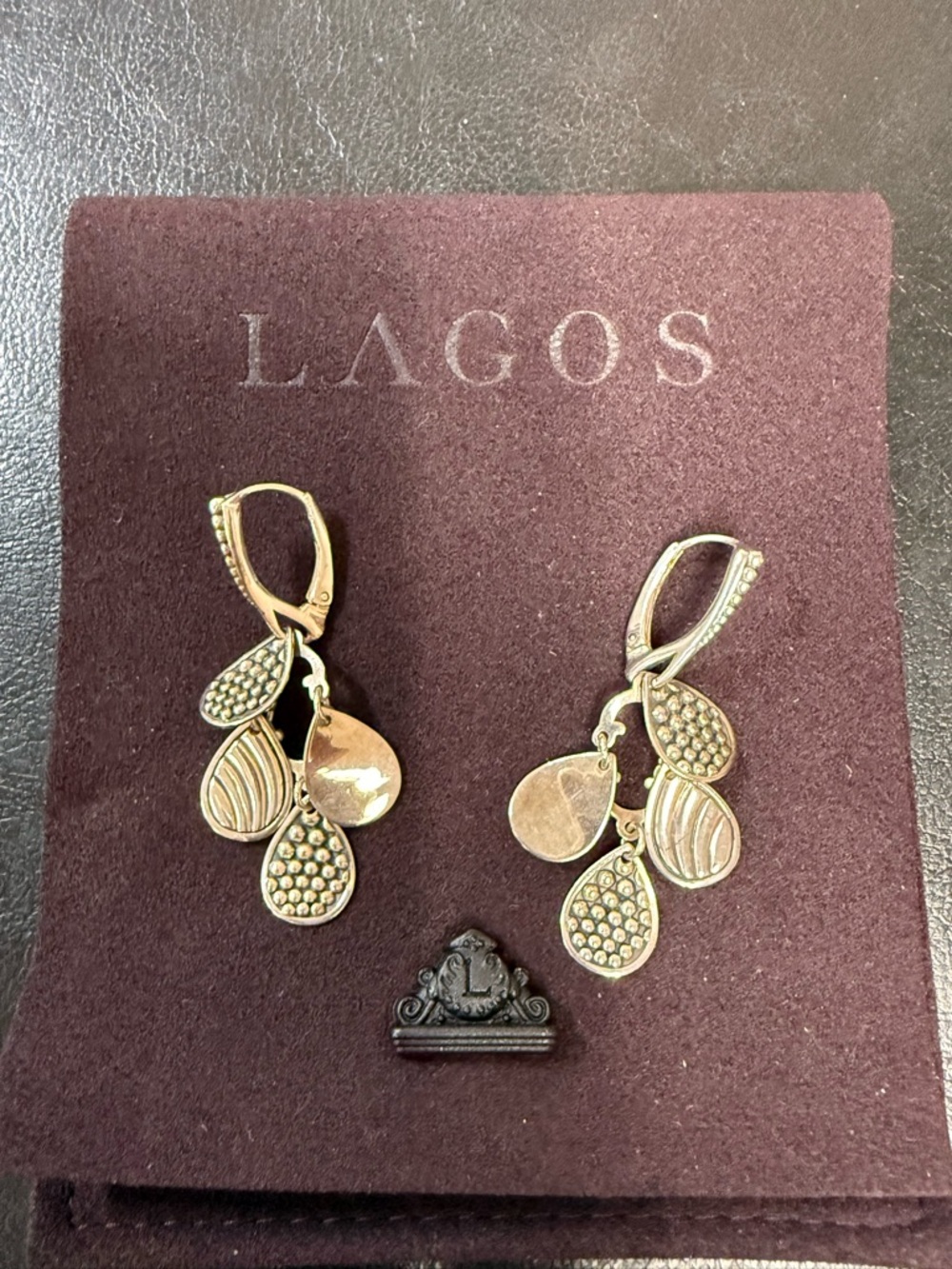 LAGOS Silver Teardrop Earrings